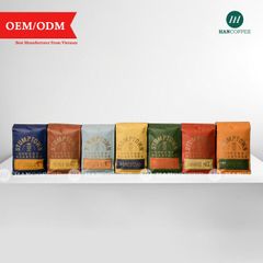 TOP SELLING OEM PRIVATE LABEL ROASTED VIETNAMESE COFFEE ROBUSTA ARABICA WHOLESALE COFFEE BEANS BAGS - HANCOFFEE HIGH QUALITY – product photo 6, product detail gallery