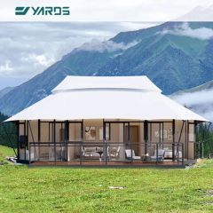 Big Project Luxury Windproof Waterproof Custom Glamping Hotel Tent - Guangdong Yashe Construction Technology Co., Ltd.