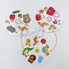 Animal Letter Memory Card Fun Matching Playing Card Educational Early Learning for Children Card Games Game Card for Early Education - Image 6