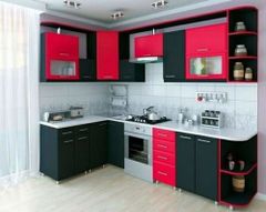 Modular Kitchen Service Material Wooden Warranty 1-5 Years Service Mode Offline Man Power 2-3 Person 3D Design Available - Image 1