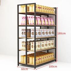 Market Convenience Store Display Shelves Single Double-Sided Bookcases Multi- Layer Island Platforms Snack - Image 6