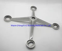 250mm Stainless Steel Glass Spider with 4 Arms; Glass Fitting Hardware, Point-Fixed Curtain Wall Hardware with High Quality and Best Price - Image 2