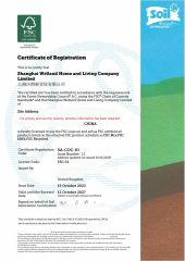 FSC certificate from Shanghai Welland Home and Living Company Limited