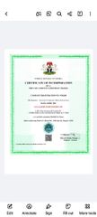 CAC certificate from Jac & Josh food export Ltd