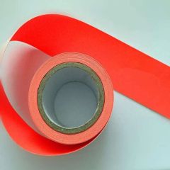 Fluo Red Warning Flame Fire Retardant Reflective Fabric Tape Color Yellow Reflection >60cdl Port: Xiamen, China Origin Fujian, - Image 1