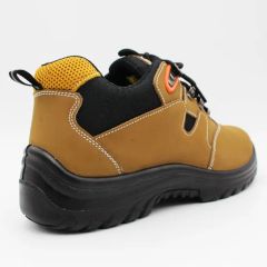 High Cut Nubuck Leather Steel Toe Work Safety Shoes Insoles EVA Gender Unisex Trademark OEM HS Code 64034 Model NO. - Image 6