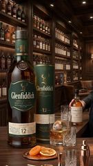 Glenfiddich 12 Year Single Malt Scotch Whisky 750ml Bottle – Iconic Speyside Whisky with Fruity Aroma, Creamy Malt Character, Gentle Oak Influence, Aged in Oak Barrels for Rich Flavor, Perfect for Whisky Enthusiasts, Celebrations, and Premium Bar Collections - Image 4