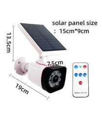 Outdoor Security Camera Solar LED Induction Wall Mounted Remote Control Sensor Lamp - Image 5