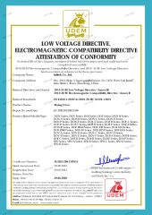 Drying Oven certificate from Infitek Co., Ltd.