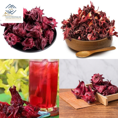 Premium Grade Sudanese Dried Hibiscus Flowers Whole Calyces Deep Red - Image 2