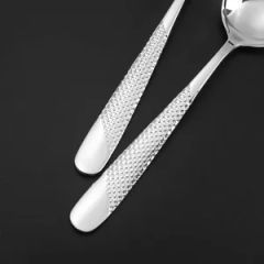 Star Diamond Round Spoon Made of 304 Stainless Steel Sample Free MOQ 100 Set Origin China Color Multicolor Trademark chuanxin - Image 4