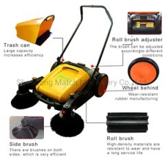 Handheld Floor Sweeper Manual Road Sweeper Manual Sweeper - Image 4