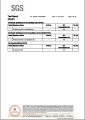 REACH TEST REPORT certificate from JOSO CORPORATION