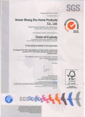 FSC certification for bamboo material certificate from New Developing Home Products Co., Ltd.