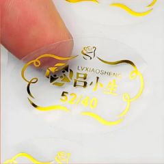 Bright Gold Label Label Printing Origin China Trademark no Model NO. YF0005 HS Code 4911990090 Feature Waterproof Sample Free - Image 6