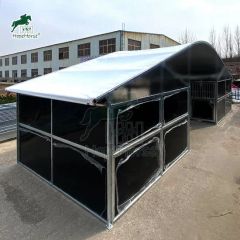 Safe and Strong Portable Galvanized Horse Stable Panel Stall Horse Equipment - Image 6