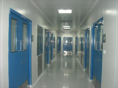 Clean Room Metallic Doors Colour Blue Sturdiness High Durability High Design Variety Various Door Open Style Hinged Dimensional Accuracy - Image 1