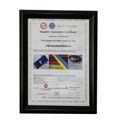 GOLD MEMBER certificate from Wuxi Kingda Microfiber Fabric Co., Ltd.