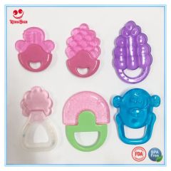 Colorful Baby Water Teether Rattle for Soothing Relief Size Middle Type Teether Material EVA Origin China Model NO. - Image 4
