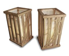 Bamboo HangingLamp Collection Price $220, $40, $50 Dimensions 20 Cm X 20 Cm X 35 Cm, 30 Cm X 30 Cm X 23 Cm, 30 Cm X 30 Cm X 25 - Image 3