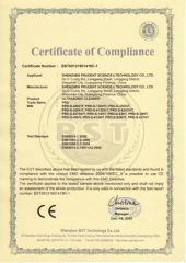 CE-EMC certificate from Shenzhen Keepleader Machinery Co., Ltd.