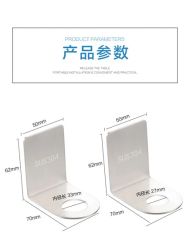 Hotel Amenities Customized Stainless Steel Shampoo Bottle Single Dispenser Bracket - Image 5