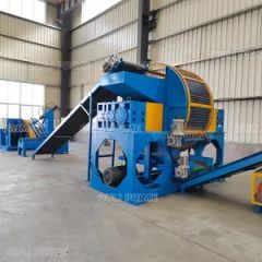 Rubber Tyre Recycling Plant / Tire Shredder Machine Size 20cbm Voltage 380V Motor 22kw*2 Weight 4500kg Trademark OULI VFD Custom-Made - Image 5