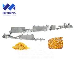 Industrial Corn Flake Extruder Automatic Small Puffing Breakfast Cereal Chip Making Machine - Image 1