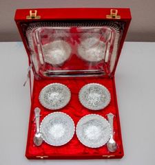 Silver Decorative Items In Metal Color Silver Material Brass Metal Country of Origin Made in India Size/Dimension As per the - Image 6