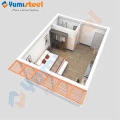 Japanese Style Prefabricated Modular Steel Structure Building Hotel Apartment Camp Prefab Capsule House Container House - Image 4