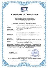 PETG_Filaments_ROHS_Certificate certificate of Xiaohoo Intelligent Technology Co., Ltd. – certificate photo, supplier certificates section