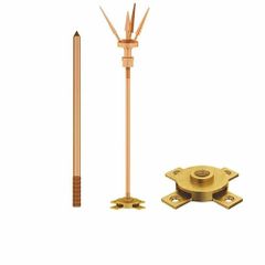 Copper Ese Lightning Arresters Material Copper Finish Polished Appearance Modern Rated Voltage 9 kV Protection Class Class - Image 1