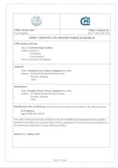 OIML certificate from Wenzhou Ecotec Energy Equipment Co., Ltd.