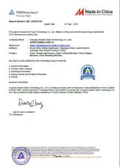 Certificate 2 certificate from Luoyang Swank Glass Technology Co., Ltd.