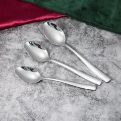 Stainless Steel Dinner Spoons Are Suitable for Hotels with a Minimalist Style. - Jieyang Chuanxin Hardware Product Factory