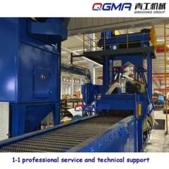 Mesh Belt Type Shot Blasting Machine with Integrated Abrasive Recycling and Separator Unit - Image 6