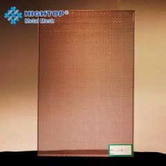 Sound Insulation Decorative Metal Wire Mesh Laminated Glass Structure Solid Appearance Flat Trademark Amber HS Code - Image 5