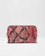Hot Sell Fashion Snake PU Leather Ladies Cosmetic Bag - Guangzhou Zexin Leather Co., Ltd.