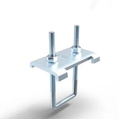 Half Thread Stainless Steel 316 Bent U Shap Clamp Bolt - Image 2