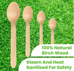 Wholesale Disposable Eco-Friendly Spoons, Biodegradable Tableware Spoons - Image 2