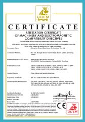 Tube Filling and Sealing Machine certificate of WENZHOU GRAND MACHINERY TECHNOLOGY CO., LTD. – certificate photo, supplier certificates section