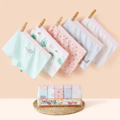 Girls' Flat Angle a-Class Baby Square Shorts Style All Season All Origin China Pattern Print Texture Light Touch - Image 4