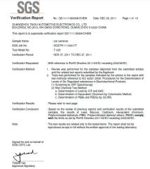 RoHS Certification for Some Cameras certificate from SIMLUNG MICRO Co,.Ltd