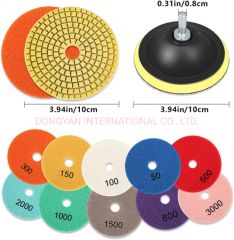 7" Diamond Polishing Pads for Stone - Image 1