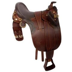 Genuine Leather Horse Saddle - Image 5