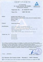G603 CE certificate of Xiamen Pari Stone Co., Ltd. – certificate photo, supplier certificates section