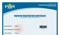 taxpayer registration cartificate certificate from HR Impx Limited