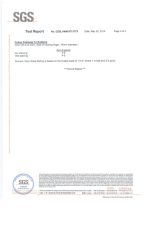 SGS for H & E Tape certificate from Foshan Casland Garments Co., Ltd.
