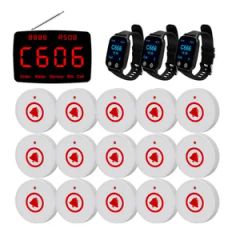Catel Wireless Calling System Receiver & Waterproof Call Button for Restaurant - Image 1