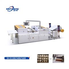 Embossed Paper Roll Sheeter Cutting Machine Weight 3600 Kg PLA Mitsubishi Total Power 7 Kw Model NO. SX-D1100 Blade Material - Image 1